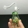 Szklana rura palenia woda w kolorze mini mini gruszka butelka z wodą
