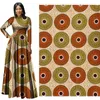 Ankara African Polyester Wax Prints Fabric Binta Real Wax Högkvalitativ 6 meter / Lot Afrikanskt Tyg för Party Dress