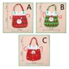 Ornamenten Christmas Candy Bag Santa Claus Snowmen Gift Tas Kinderen Opberg Merry Christmas Decoration Nieuwjaar