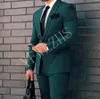 Trajes de hombre de esmoquin para novio con un botón para padrinos de boda con solapa de muesca hechos a medida, chaqueta para padrino de boda/graduación/cena (chaqueta + pantalón + corbata) W64