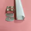 Tubo de aluminio anodizado con envío gratis/carril en forma de U de extrusión de aluminio/perfil de canal en U de aluminio