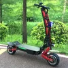 Süper Güçlü Electrique Dirt Bike Trottinette 3200 W Katlanır Elektrikli Scooter Büyük Performans Katlanabilir Çift Motor Kapalı Scooter 180km'ye kadar