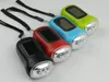 Mini Solar Power 3LED Flashlight Hand Crank Dynamo Camping lights Holiday Lights Christmas Xmas gift