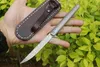 Продвижение Flipper складной нож VG10 Damascus Steel Tanto / Drop Point Blade TC4 Титановый сплав ручки шарикоподшипников ножи