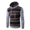 COCKCON Hoodies Mens Hombre Hip Hop Male Hoodie Fashion Geometric Print Sweatshirt Suit Men Slim Fit Men Hoody XXL