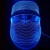 3 cor LED Luz Terapia Face Máscara Máquina De Beleza Facial Spa Dispositivo de Tratamento Anti Acne Remoção de Rugas