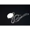Hot Selling Retail Nytt Halsband för sublimering Utskrift med Aluminiumplåt Zink Alloy Halsband Heart-Shape Blank med Retail Packaging Bag