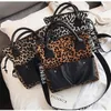 Mode europäischen und amerikanischen Stil Trend Lady Handtaschen Leopardenmuster Handtasche Koreanische Version der großen Kapazität wilde Umhängetasche