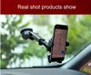 Universele 360 ​​graden mobiel auto telefoonhouder 360 graden verstelbare venster voorruit dashboard houder stand voor telefoon GPS houder met doos