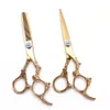 C9005 55quot 16cm Titanium Engraving Logo Professional Hair Scissors Hairdresser039s Scissors Cutting Shears Thinning Scisso2931169