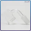 Clou sans dôme Quartz banger 4mm d'épaisseur mâle femelle poli joint quartz ongles banger 90 degrés 14 quarts banger carb cap