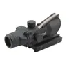 Tactique ACOG 4x32 fibre optique portée fusil de chasse rouge ou vert illuminé fibre Weaver fusil Scope1087814