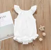 Kids Clothes Baby Girl Summer Rompers INS Girls Lace fly sleeve Romper Newborn infant ruffle Jumpsuits Boutique Kids Climbing clot7995481