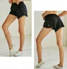 Lu Lu Running Shorts Womens Pants Ladies Casual Yoga Outfits Adult Sportswear Girls Training Fiess Wear