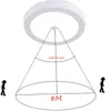 뜨거운 판매 Led 패널 조명 6W 12W 18W 24W PIR 모션 센서 표면 탑재 전원 공급 장치를 포함 한 주도 천장 조명 AC 110-240V CE ROHS