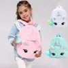 3 Colors Unicorn wistiti backpack student fashion bag Shoulder bags Girl bags colorful backpacks