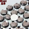 Micui 200PCS 12mm Round Crystal Flatback Mix Color Acrylic Rhinestone Glue On Strass Crystals Stones Gems No hole For Jewelry Craf280K