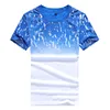 Męskie dresy dresy średnie mężczyzn Mężczyzn Casual Letny zestaw kwiatowy T-shirt + wydruku Shorts Koszulki Dwukierunkowe garnitur plus rozmiar