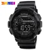 DHL SKMEI Mannen Sporthorloges 50 M Waterdichte Back Light LED Digital Watch Chronograph Shock Double Time F Polshorloges 1243