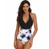 Sexy Bikini Set Fashion-Women Second 2019 Nowy Klasyczny Wzór Moda Designer Jednoczęściowy strój kąpielowy z pięknym kostium kąpielowy druku