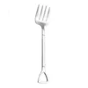 food grade stainless steel soid spade spoon fork coffee spoon stirring spoons new party Home Kitchen Dining Flatware