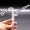 Mini Pyrex Glassölbrenner -Rohr Shishs Clear Clear Great Tube zum Rauchen bei Lagerbestand
