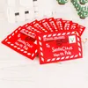 Santa Claus Red Christmas Greet Enveloppe Pendant Toy Christmas Decor Decor Sacs de cadeaux Girls CARDES École Accessoires de mariage ACCESSOIRES 3745290