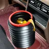 Car Trash Bin Can Foldable 4L Auto Storage Box RV Bucket Wastebasket Container Trash Bin Car Accessories Auto For Cars