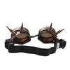 Lunettes de soleil Fashion Men Femmes Souding Goggles Gothic Steampunk Cosplay Antiques Pikes Vintage Lunettes Eyewear Punk Rivet1224N