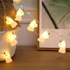 10LED Unicorn Gece Dize Işıkları Lambaları Ev Partisi Dekoru Duvar Süsleri 1.5 M Unicorn Garland Peri Dize Işık