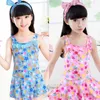 Costume da bagno per ragazza Vestito Stampato per bambini Costumi da bagno per bambini Costume intero per bikini Moda Spa Nuoto Abbigliamento 3 colori all'ingrosso DHW3688