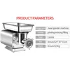 Electric Meat Grinder For Commercial Use Meat Mincer 1100W Stainless Steel Home Appliances
