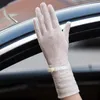 Fashion- protection gloves female summer thin UV protection gloves