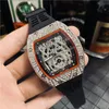 Orologio di lusso da uomo a basso costo da uomo a buon mercato Diamond Iced Designer Watch Bling Mens Sport Orologio da polso QUARTZO 8589065