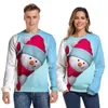 Рождество Hoodie 3D Смешные люди с капюшоном Толстовки Streetwear Hip Hop пуловер Hoody Мужчины Unisex Женщины Hoddies животных Печатный Зеленый