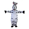 2019 usine vente chaude zèbre mascotte dessin animé animaux mascotte Costumes Halloween Costume Fany robe taille adulte livraison gratuite
