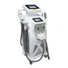 Dubbele scherm 4 in1 multifunctionele opt iPL lasertherapie machine tattoo verwijderingsapparatuur vasculaire pigment acne-therapie met q geschakeld