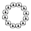 Stainless Steel Male Cockrings Cock Bondage Restraint Penile Beads Ring Lock Adult Game Sex Toy for Men Gay