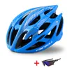 Professional Road Mountain Bike Helmet with Glasses Ultralight DH MTB All-terrain Bicycle Helmet Sports Riding Cycling