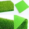 15x15 cm Mikro Peyzaj Dekorasyon Diy Mini Peri Bahçe Simülasyon Bitkiler Yapay Sahte Moss Dekoratif Çim Çim Yeşil Çim C19041302
