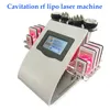 Popolare 6 in 1 macchina dimagrante laser lipo con sistema di riduzione del grasso per cavitazione ad ultrasuoni 40K