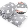 Thick Fleece Blanket Plush Flannel Throw Extra Soft &Warm Blanket Double Layer Baby Swadding Wrap For Newborn Bedding