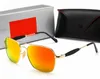Markendesigner-Sonnenbrille-Qualitäts-Metallscharnier-Sonnenbrille-Mann-Gläser-Frauen-Sonnenbrille UV400 Objektiv