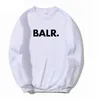 2020 BALR NIEUWE Herenkleding Sweatshirt Hoodie Dames Pullover Top Herfst Designer Hoodies Sweatshirt Kleur Grijs Zwart Rood Aziatisch Size S-3XL