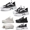 non-brand fashion women men running shoes triple black grey white breathable mesh comfortable trainer sport designer sneakers 39-44