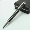 2PCSLOT CLASSIQUE STARWAIKERS BLACK METAL ROLERBALL PENS BALLPOINT PORT AVEC MONTE BRANDS NUMÉRO OPTION DE SERIE