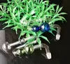 Multicored Kapuzenkürbis-Topf Neue einzigartige Glasbongs Glasrohre Wasserrohre Shisha Oil Rigs Rauchen mit Tropfen