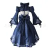 Fate Zero Alter sable ennegrecido saba COS ropa lolita falda traje de cosplay Incluye elemento superior chal falda manga arco Botas y peluca