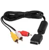 1,8 m audio-video naar 5 RCA AV-kabel voor PS3/PS2 AV Component TV-videokabel, zwart