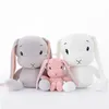 new styles 30cm cute rabbit plush toy elastic crystal super soft rabbit doll baby accompanying sleeping toy children's gift